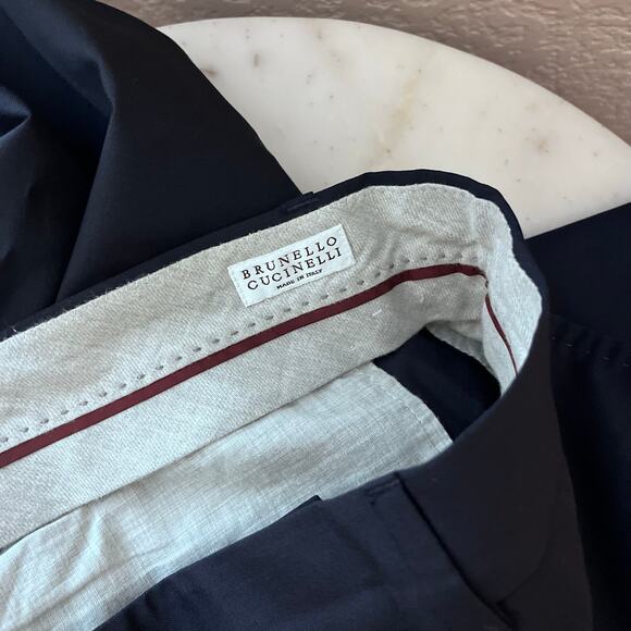 Brunello Cucinelli Ready to Wear Virgin Wool Trousers Pants 50 38 Dress Pant - Picture 7 of 11